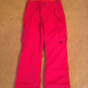 Girls Hot pink Roxy Snow Pants